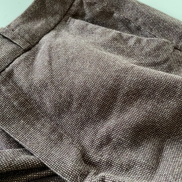 Massimo Dutti Burgundy regular-fit pants - Picture 2 of 10